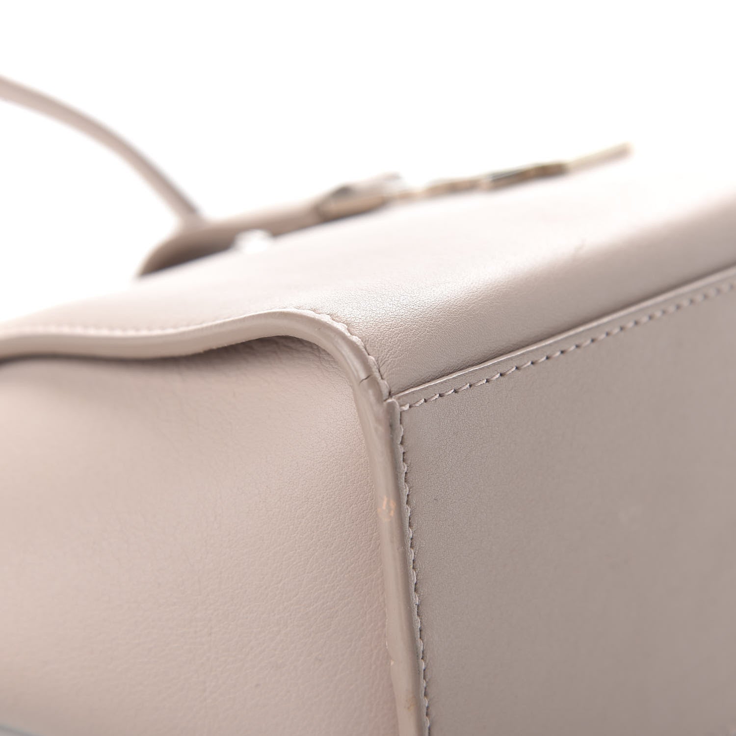 Saint Laurent Calfskin Monogram Toy Cabas Taupe 12 of 12