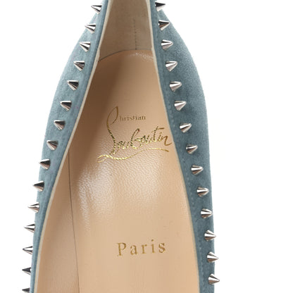 Christian Louboutin Veau Velours Anjalina 100 Pumps 39.5 Everest 7 of 8