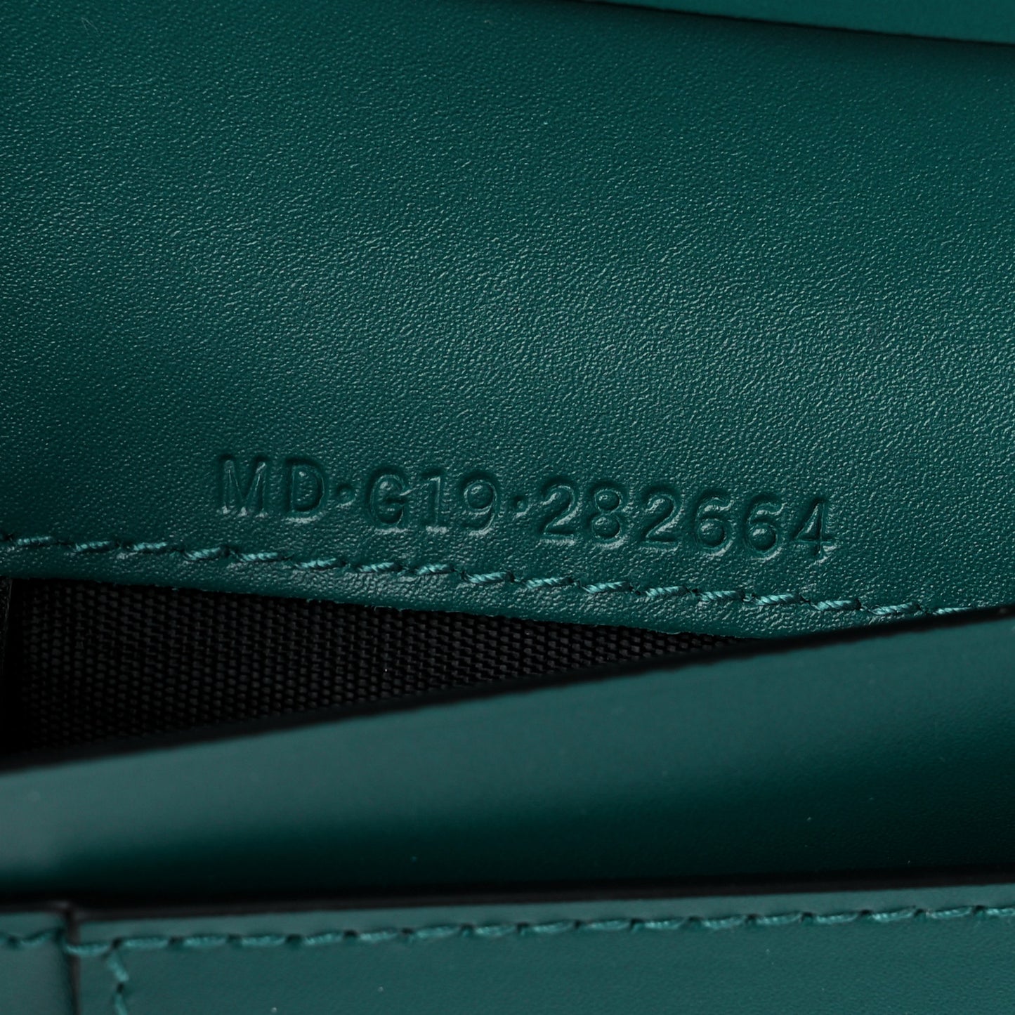 Calfskin Serpenti Forever Wallet Black Emerald Green