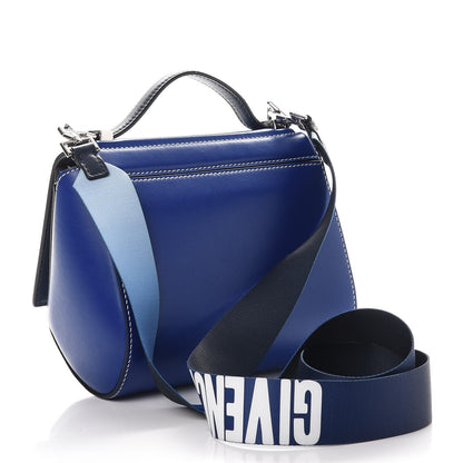 Givenchy Calfskin Mini Pandora Box Logo Strap Crossbody Bag Moroccan Blue 3 of 7