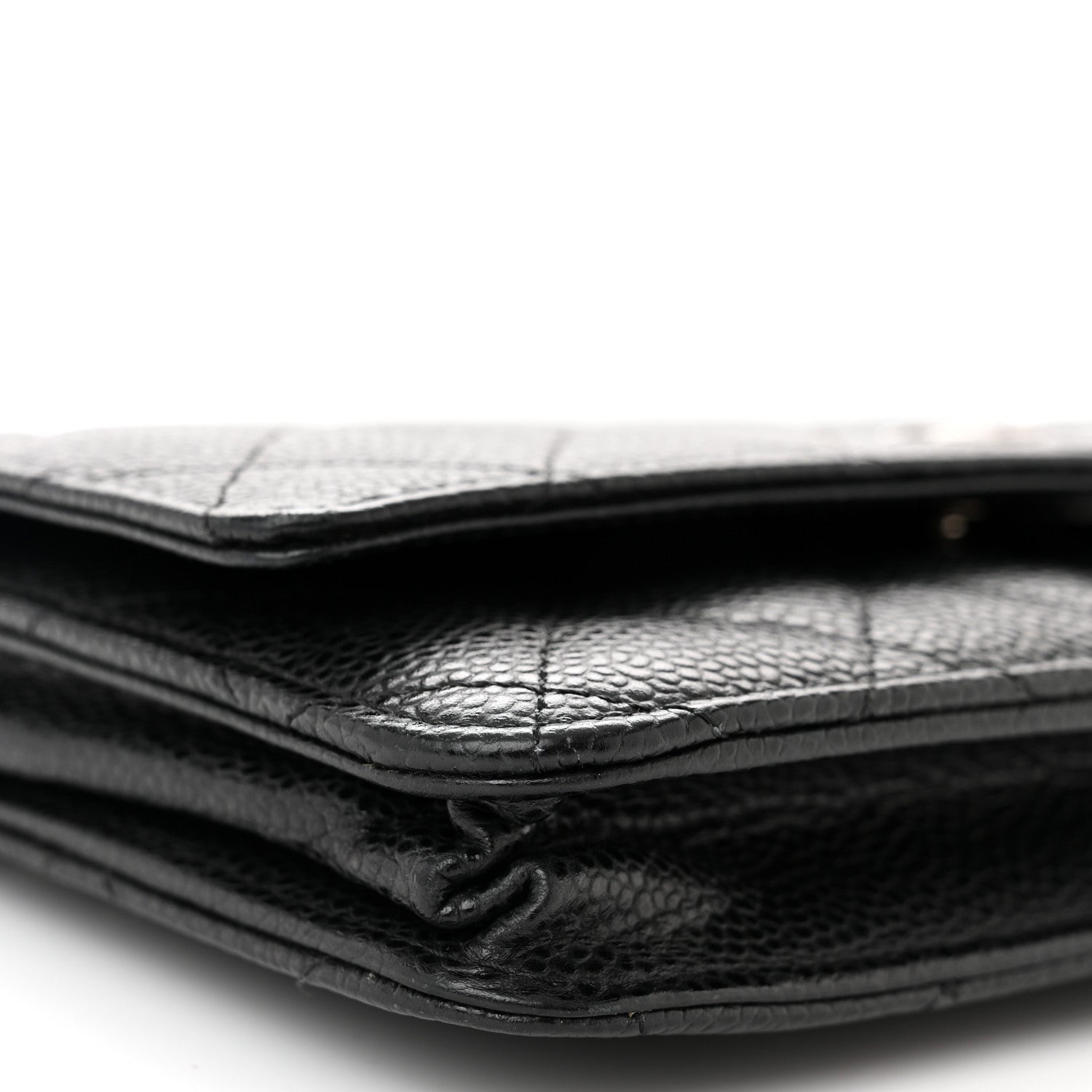 Chanel Caviar Quilted Wallet on Chain WOC Black 10 of 12