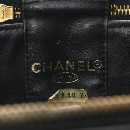 Chanel Caviar CC Vanity Cosmetic Case Black 6 of 8
