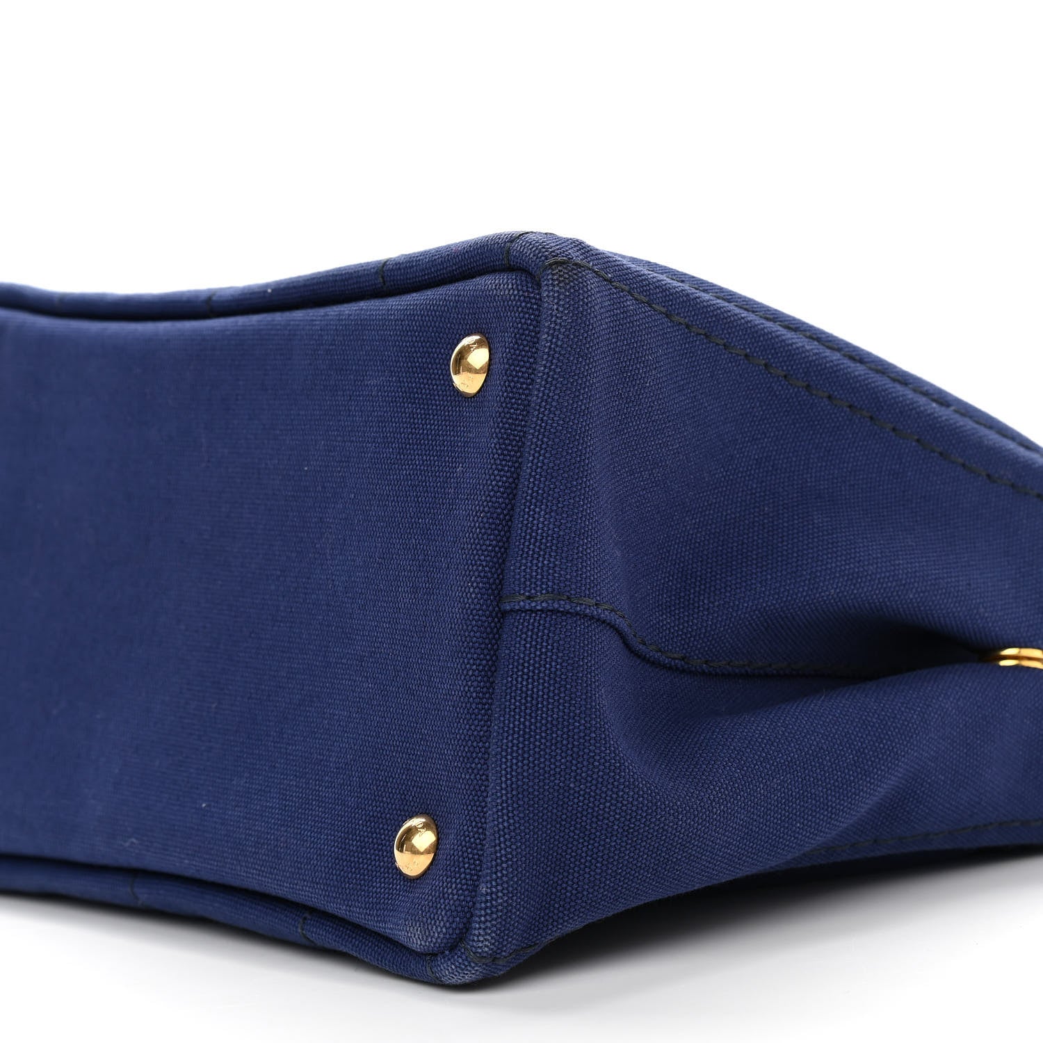 Prada Canapa Small Logo Tote Blue 5 of 8