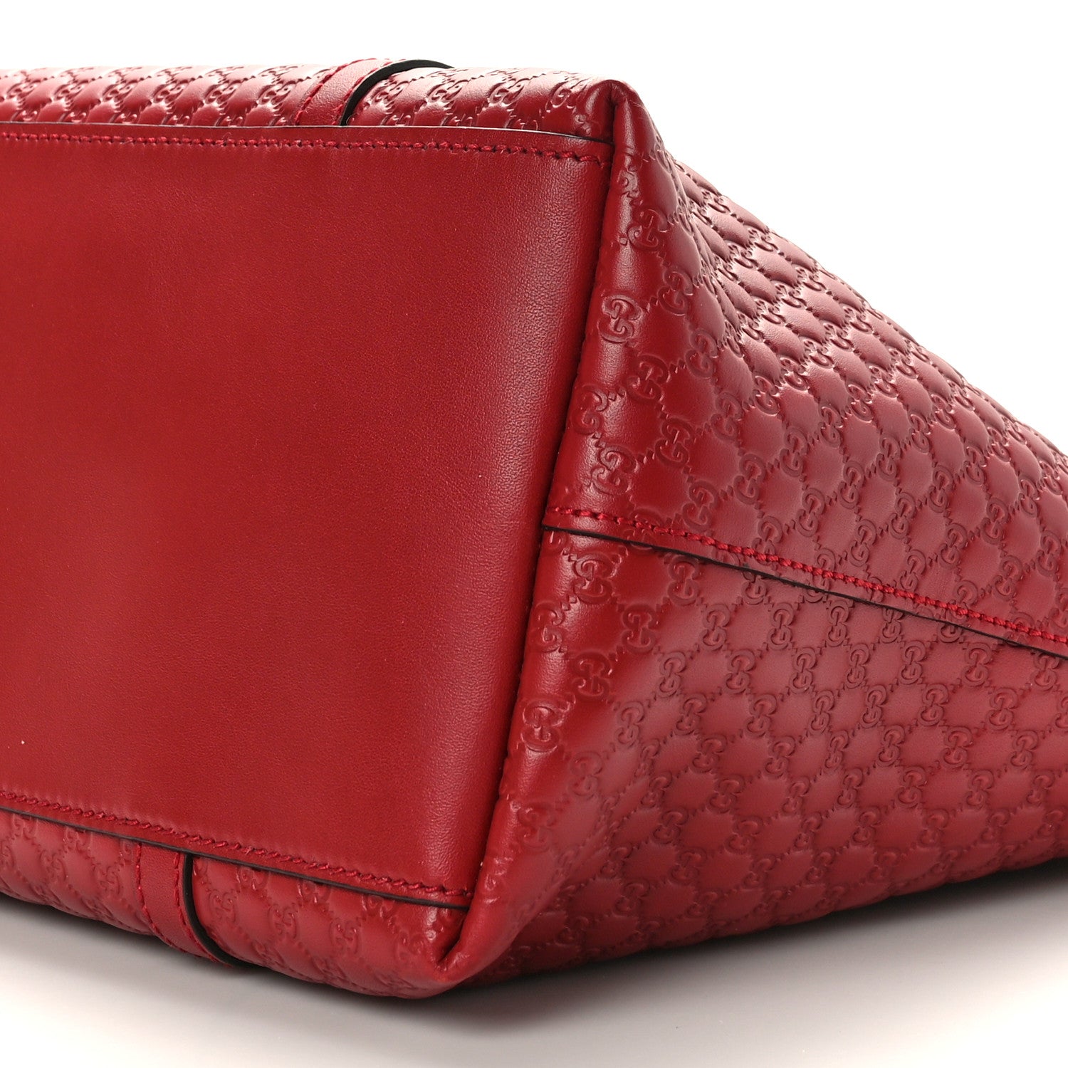 Gucci Soft Microguccissima Dome Satchel Red 9 of 9