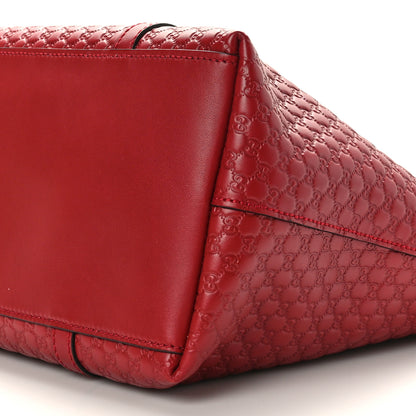 Gucci Soft Microguccissima Dome Satchel Red 9 of 9