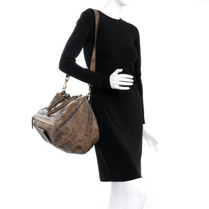 Givenchy Tumbled Sheepskin Large Pandora Charcoal 2 of 10