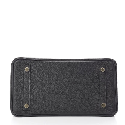 Hermes Togo Birkin 25 Black 6 of 34