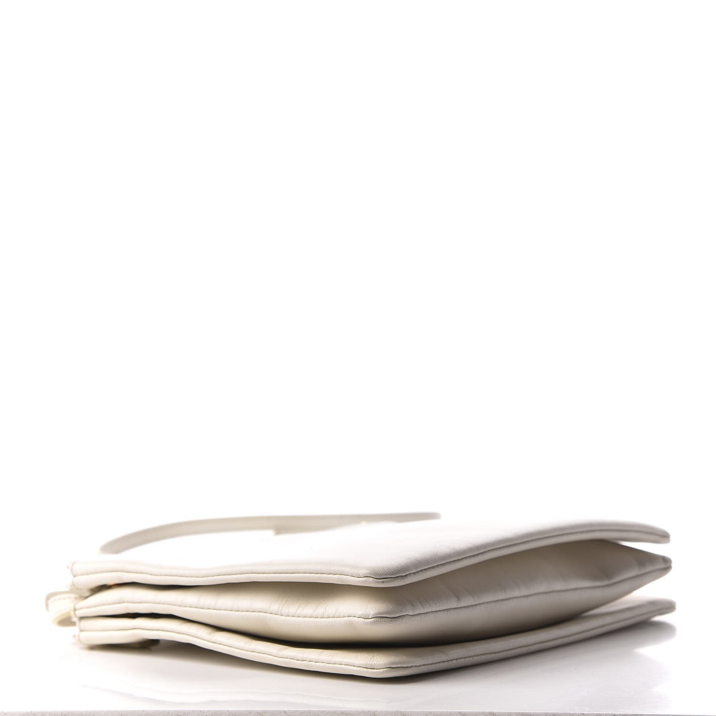 Lambskin Large Trio Crossbody Bag White