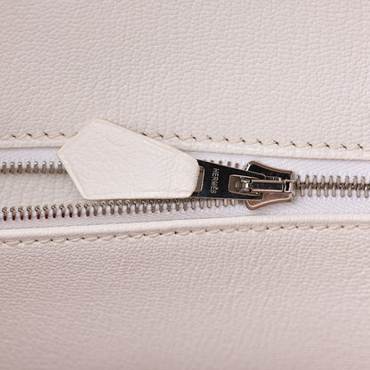 Hermes Togo Casaque Birkin 40 Sanguine White 10 of 31