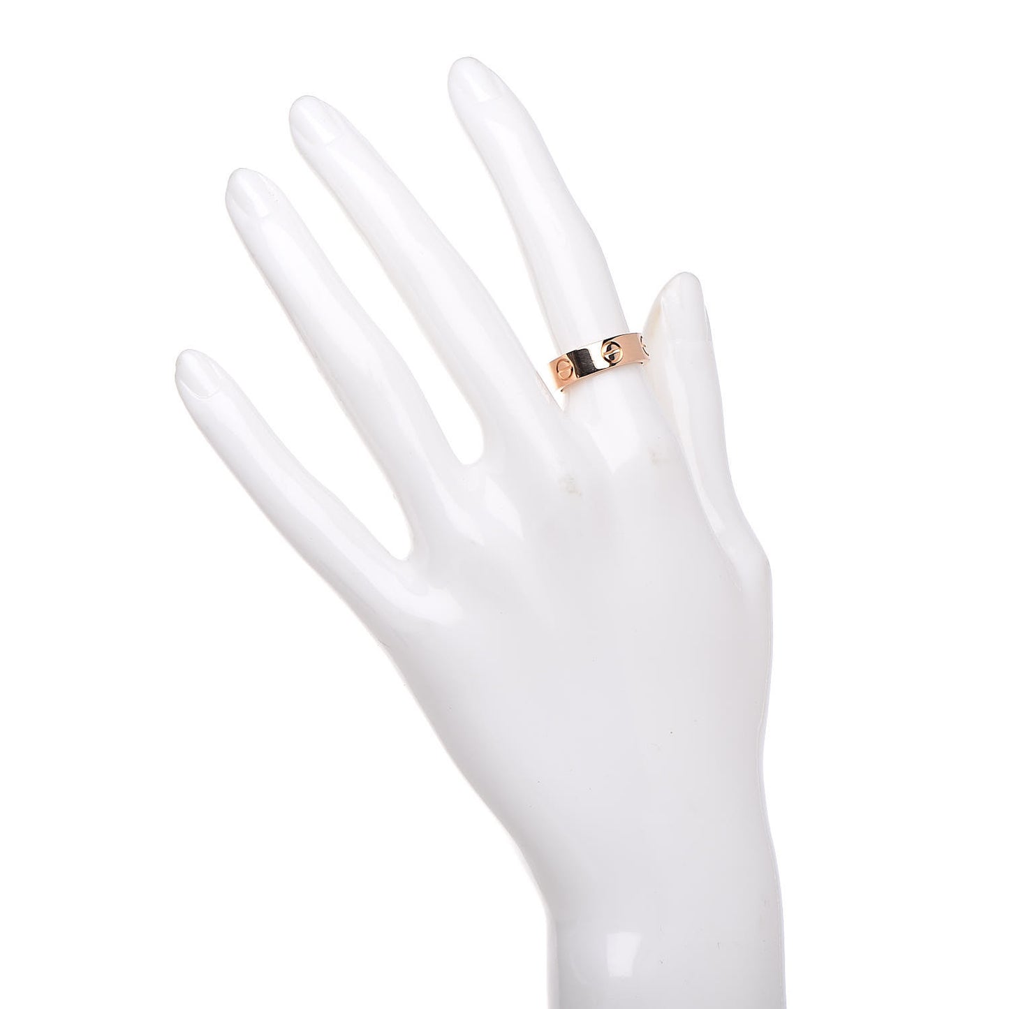 18K Pink Gold 5.5mm LOVE Ring 50 5.25
