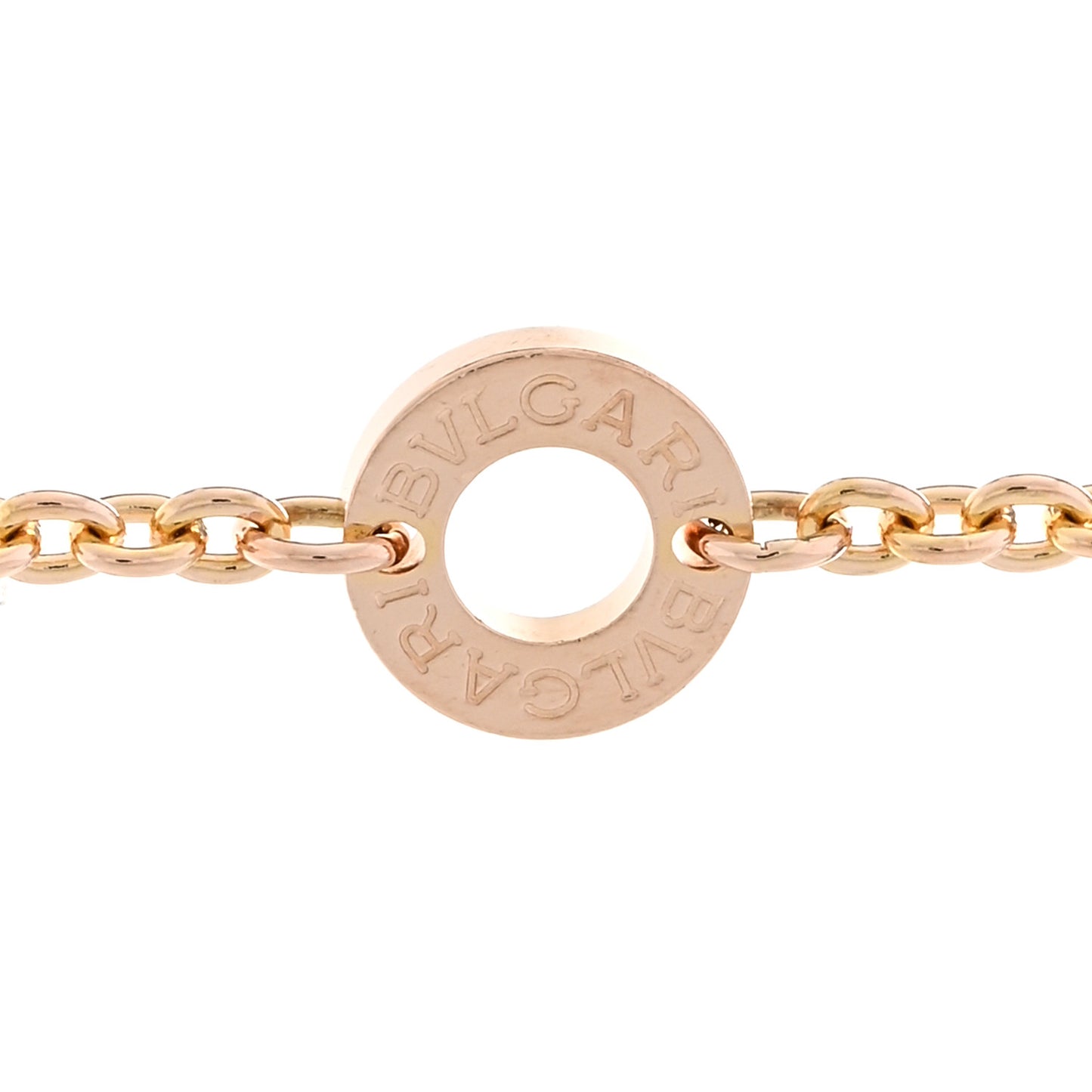 18K Rose Gold Black Ceramic B.Zero1 Pendant Necklace
