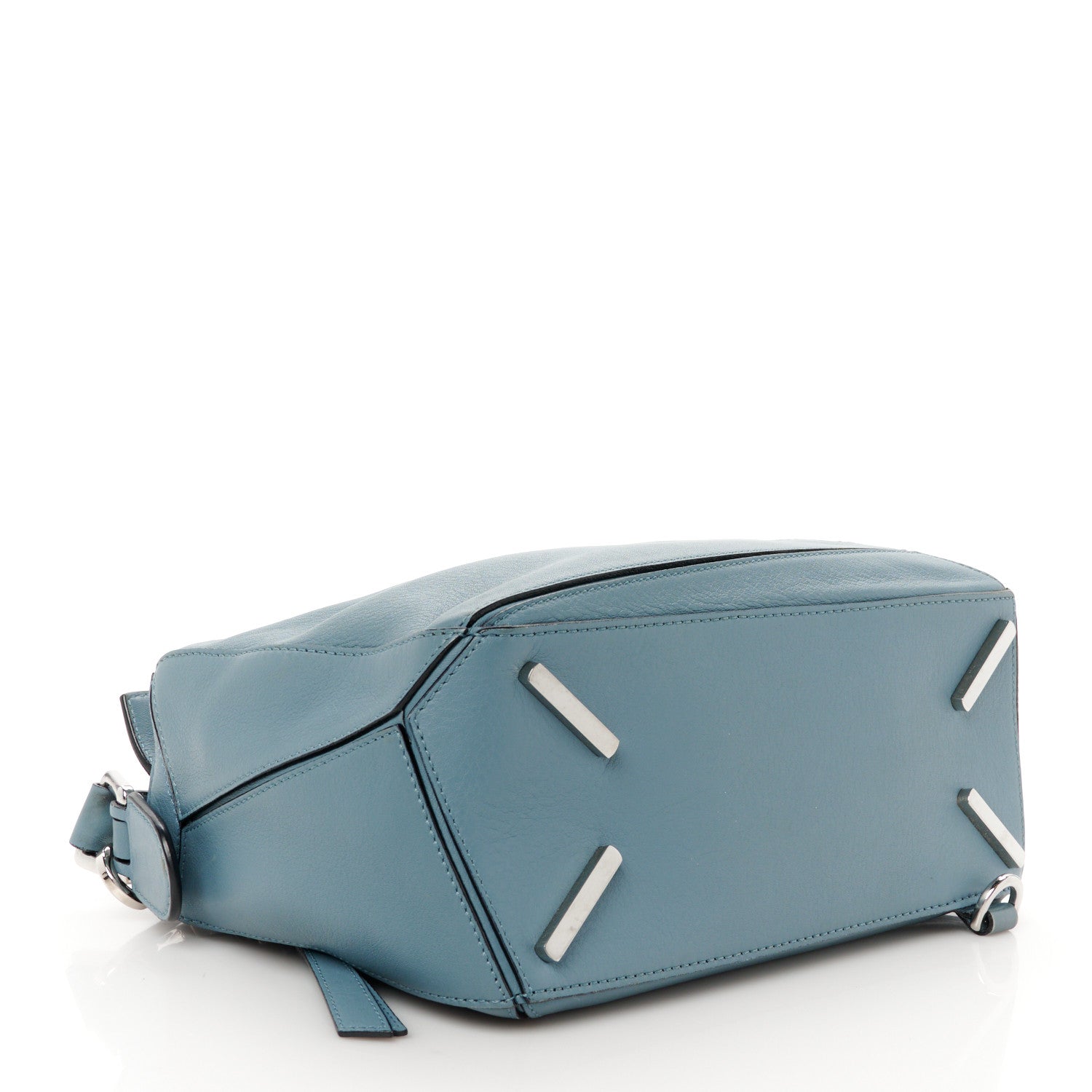 Loewe Calfskin Small Puzzle Bag Stone Blue 4 of 11