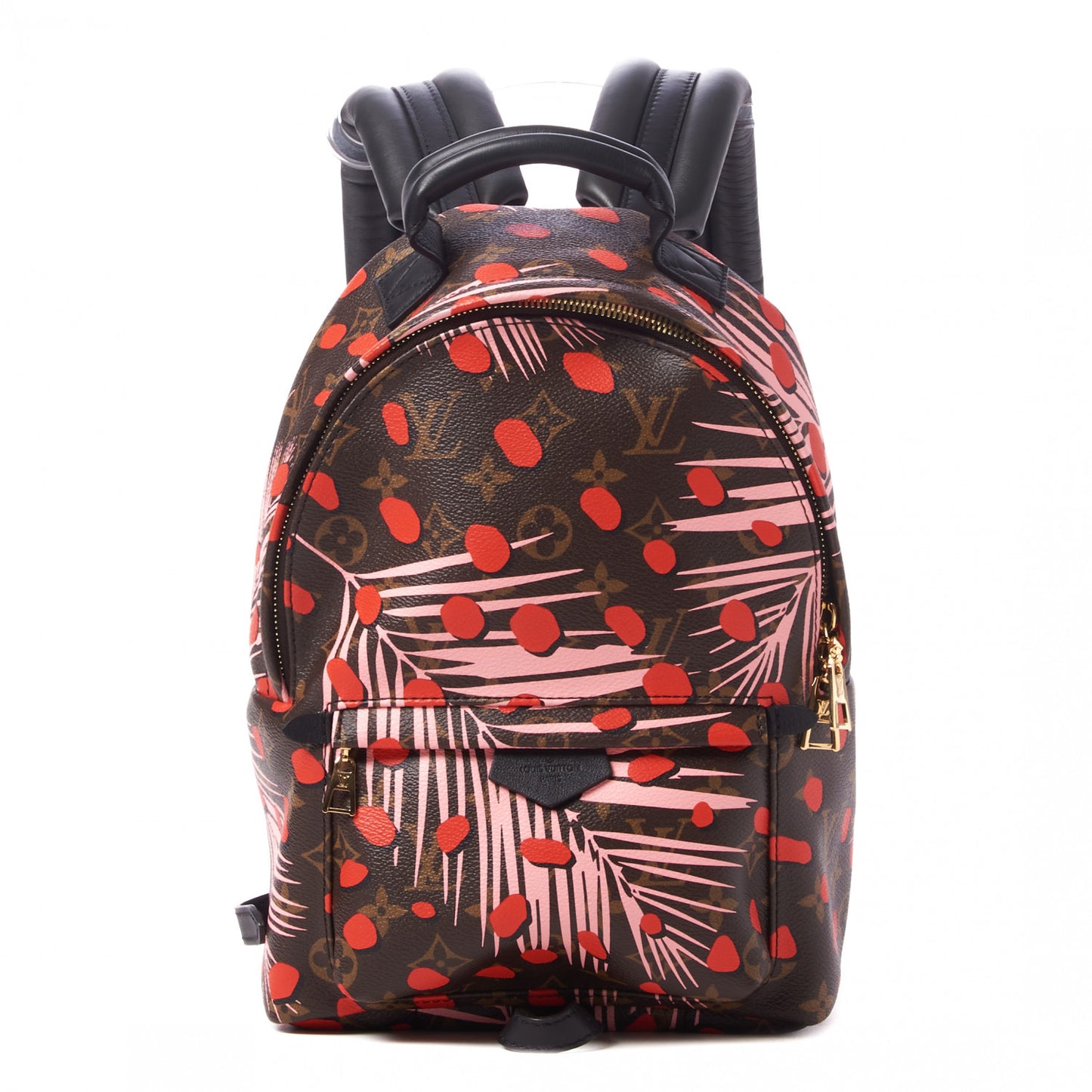 Monogram Jungle Dots Palm Springs Backpack PM Sugar Pink Poppy