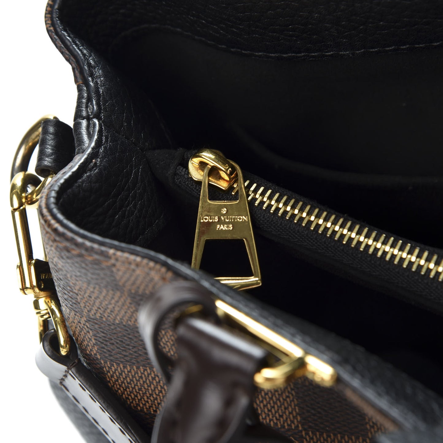 Damier Ebene Cuir Taurillon Brittany Black