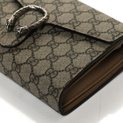 Gucci GG Supreme Monogram Mini Dionysus Chain Wallet Beige Taupe 10 of 11