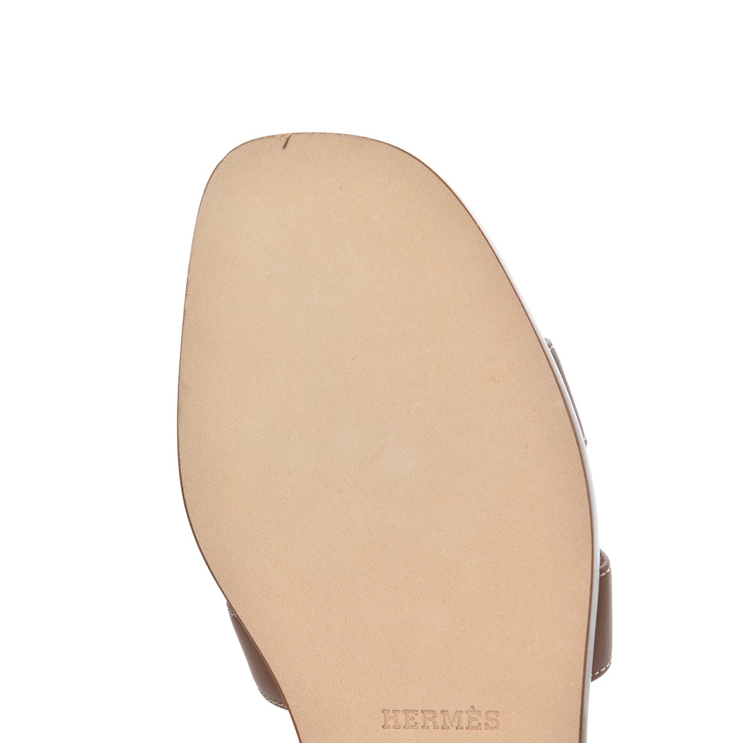 Box Calfskin Oran Sandals 36.5 Gold