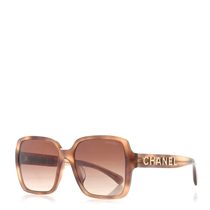 Chanel Acetate Polarized Square Sunglasses 5408-A Brown 1 of 7