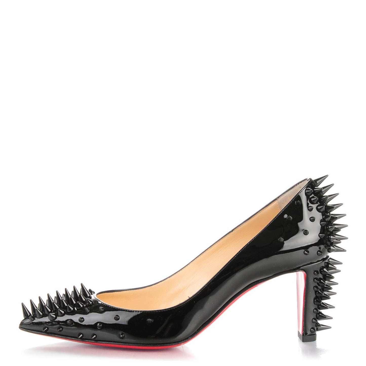 Patent Goldopump Spikes 70 Pumps 35.5 Black