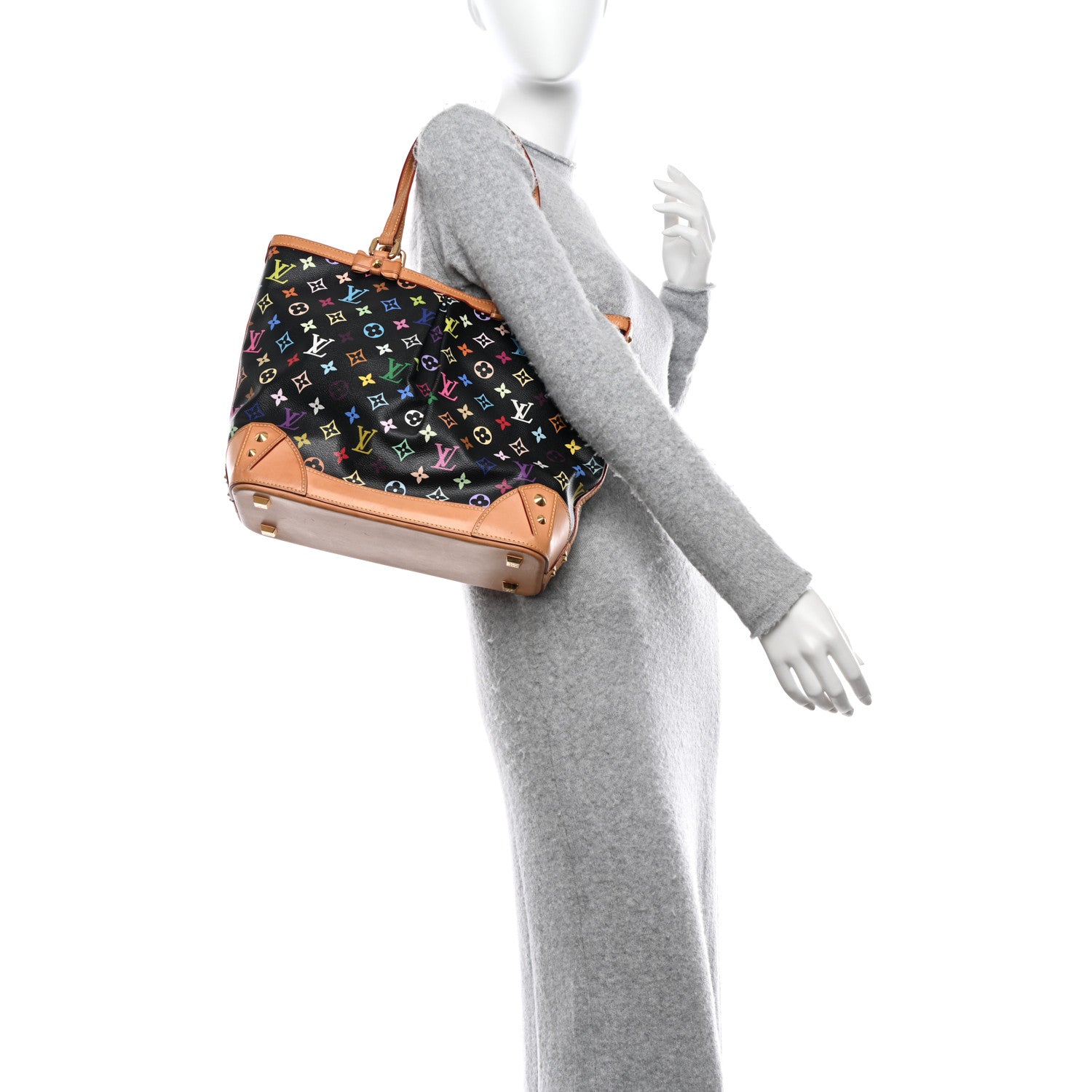 Louis Vuitton Monogram Multicolor Sharleen MM Black 2 of 17
