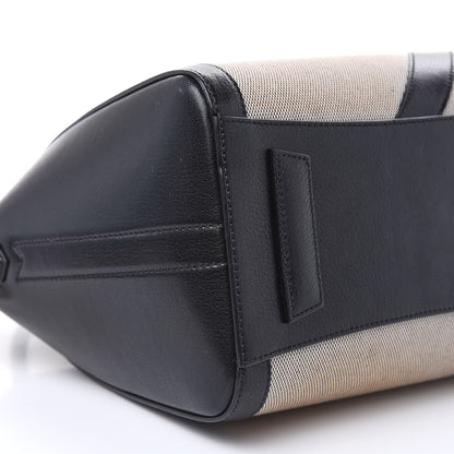 Givenchy Canvas Sugar Goatskin Striped Small Antigona Black 8 of 16