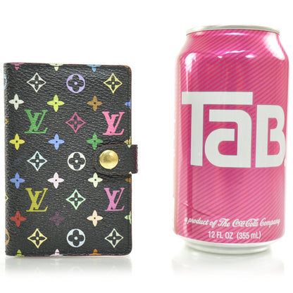 Louis Vuitton Monogram Multicolor Carnet de Bal Mini Agenda Cover Black 2 of 8