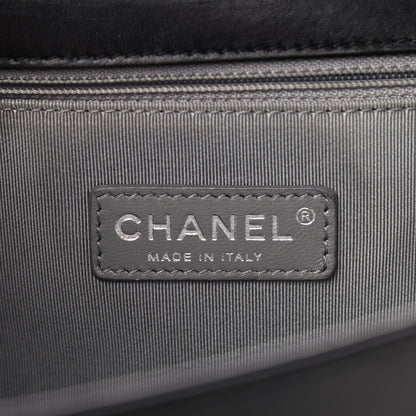 Chanel Lambskin Quilted Large Boy Flap Black 6 of 10