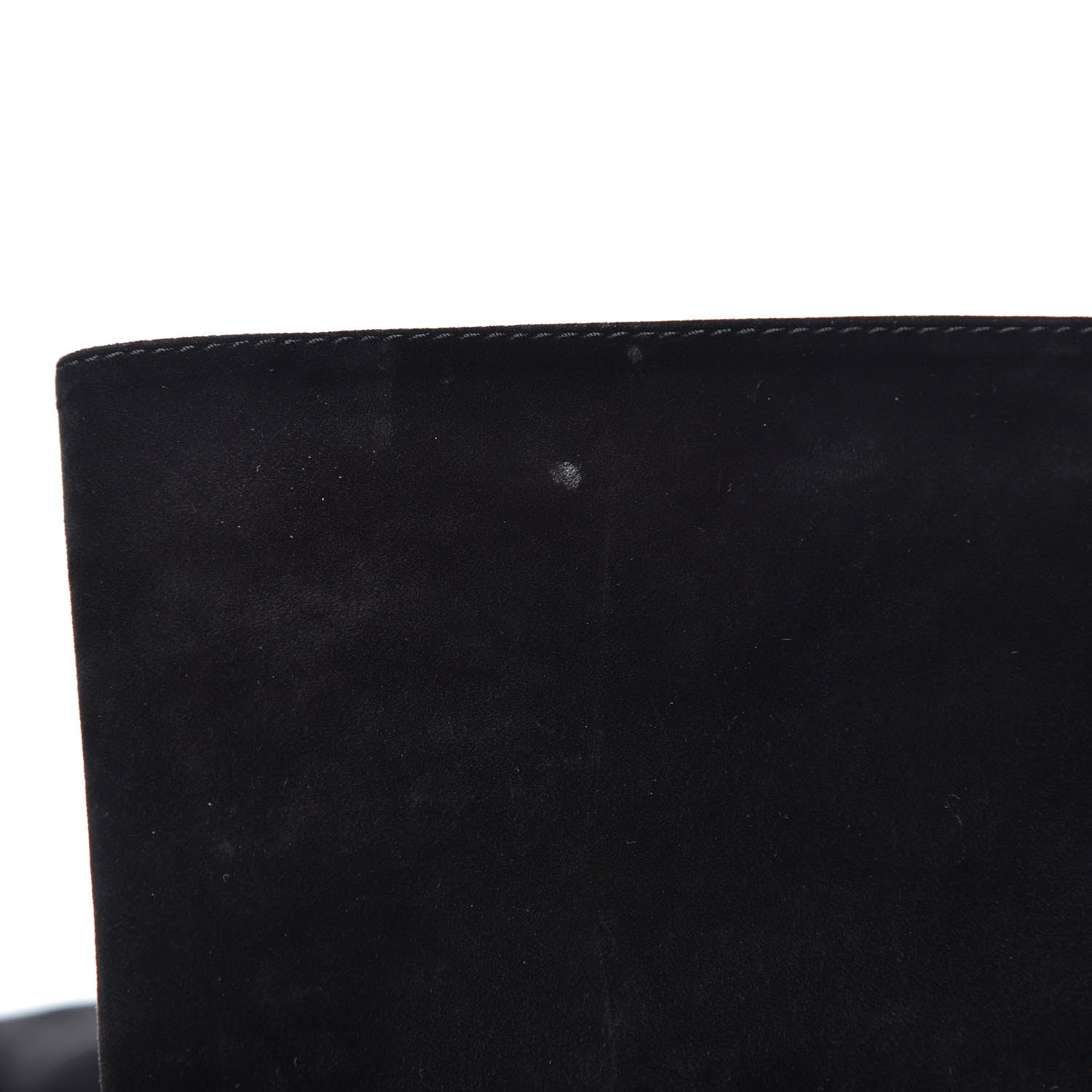 Chanel Suede Calfskin CC Over The Knee Boots 39 Black 8 of 10