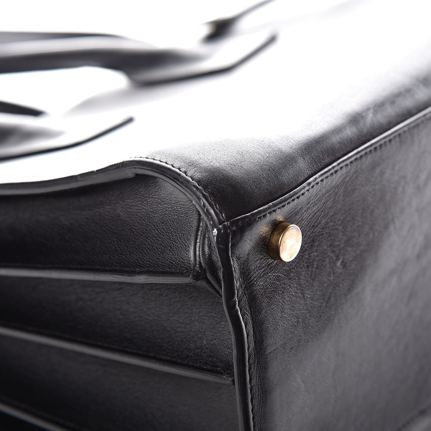 Calfskin Small Sac De Jour Black