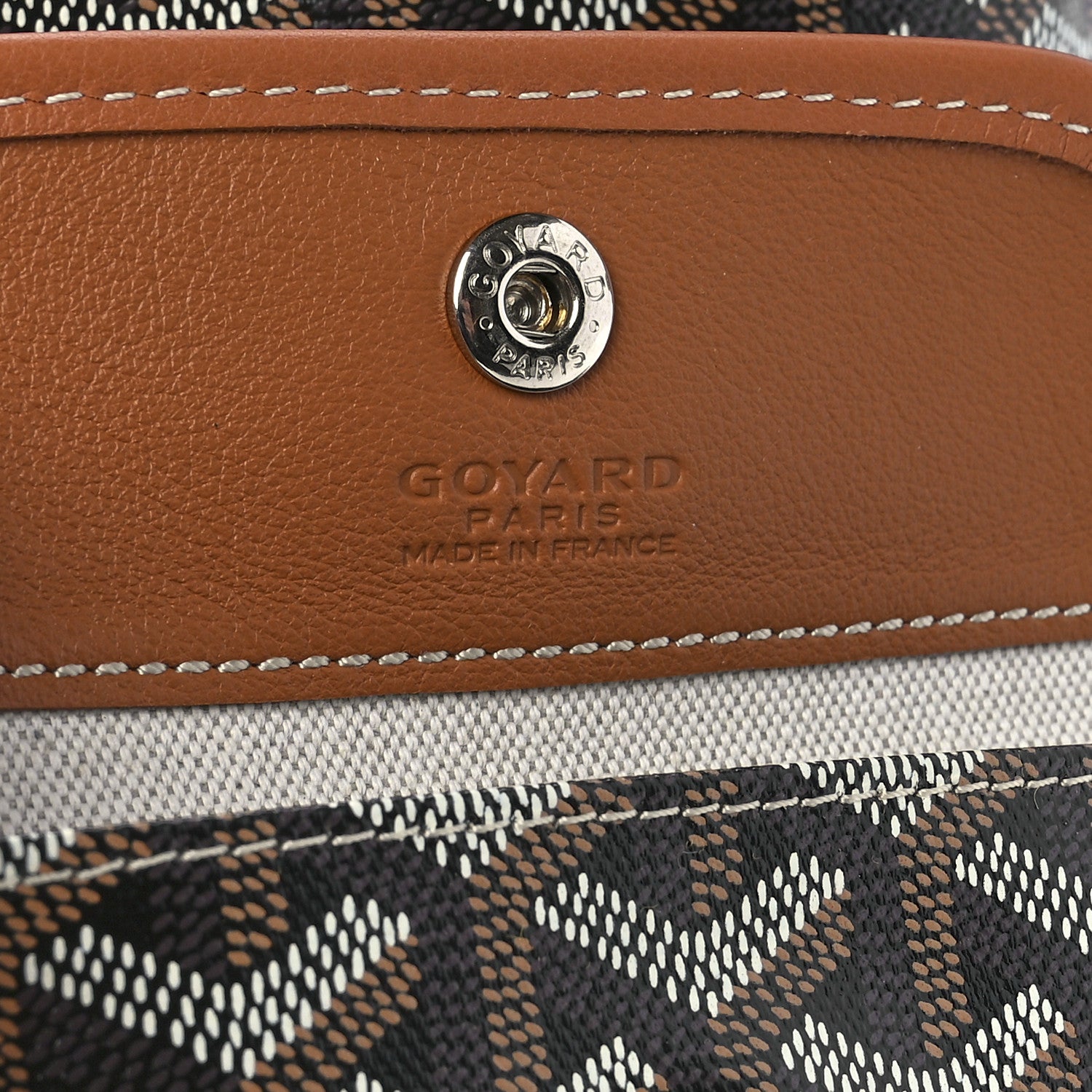 Goyard Goyardine Reversible Mini Anjou Black Gold 9 of 13