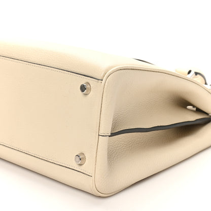 Gucci Grainy Calfskin Medium Zumi Top Handle Bag Mystic White 10 of 10