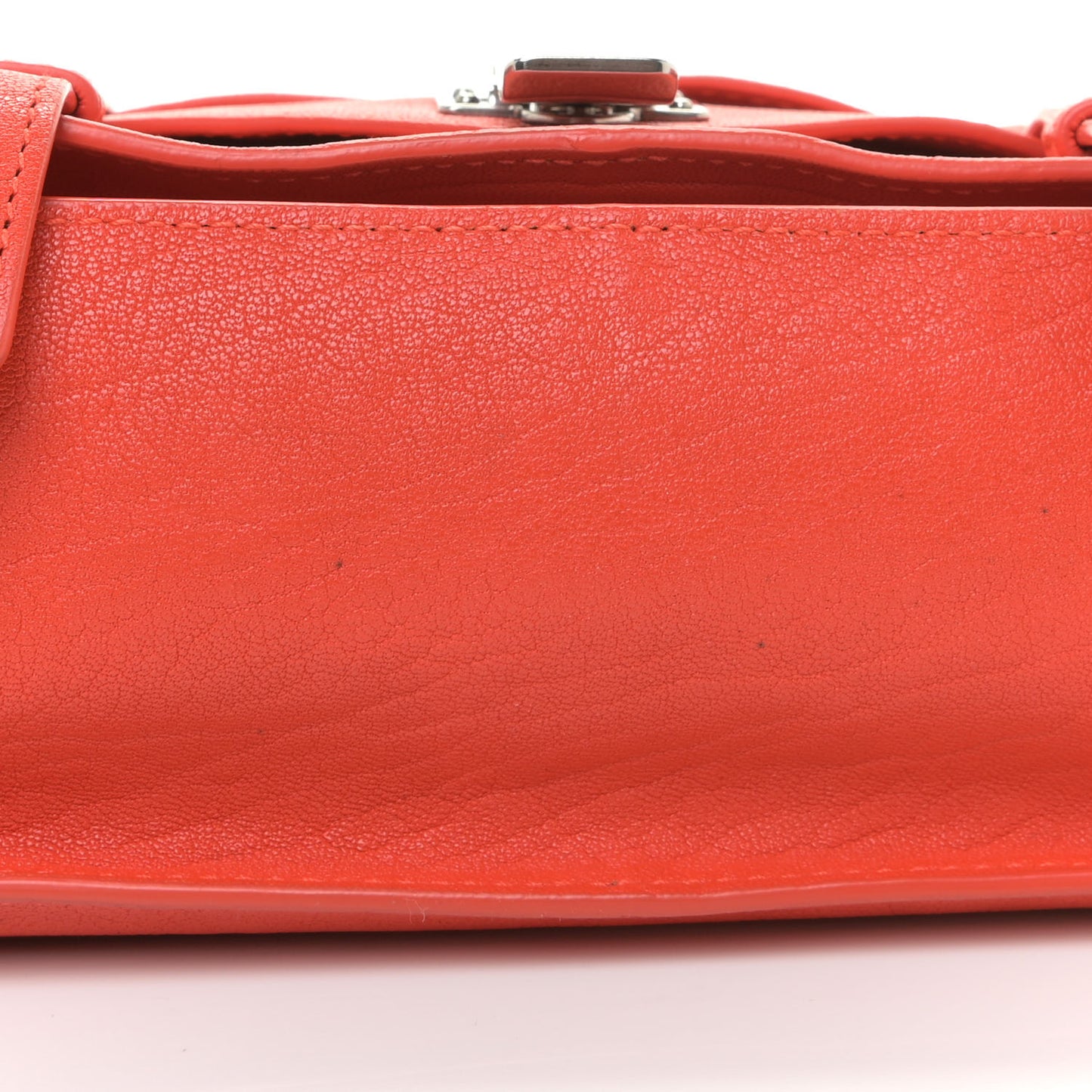 Lambskin Tiny PS1 Satchel Fire Red