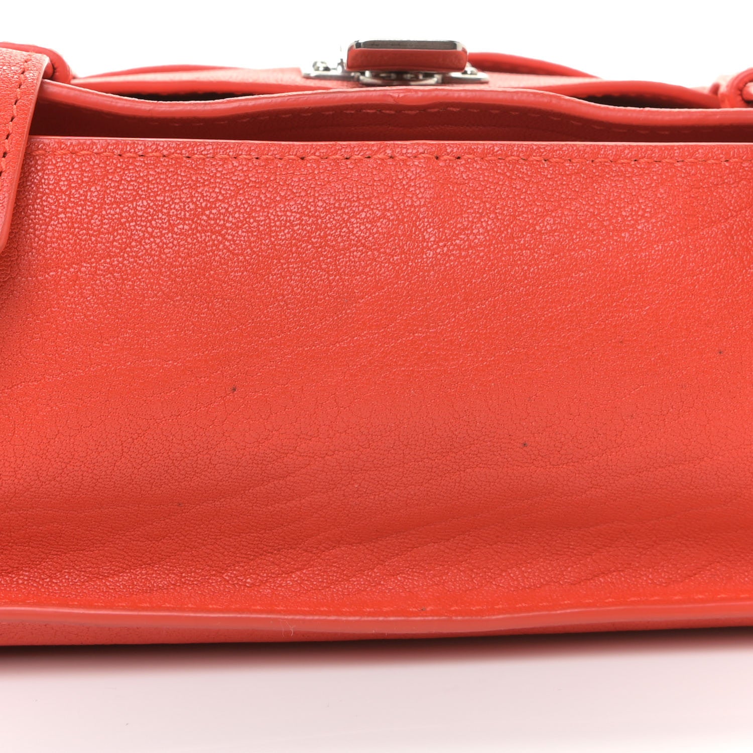 Proenza Schouler Lambskin Tiny PS1 Satchel Fire Red 14 of 15