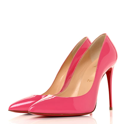 Christian Louboutin Patent Pigalle Follies 100 Pumps 38 Pinky 3 of 8