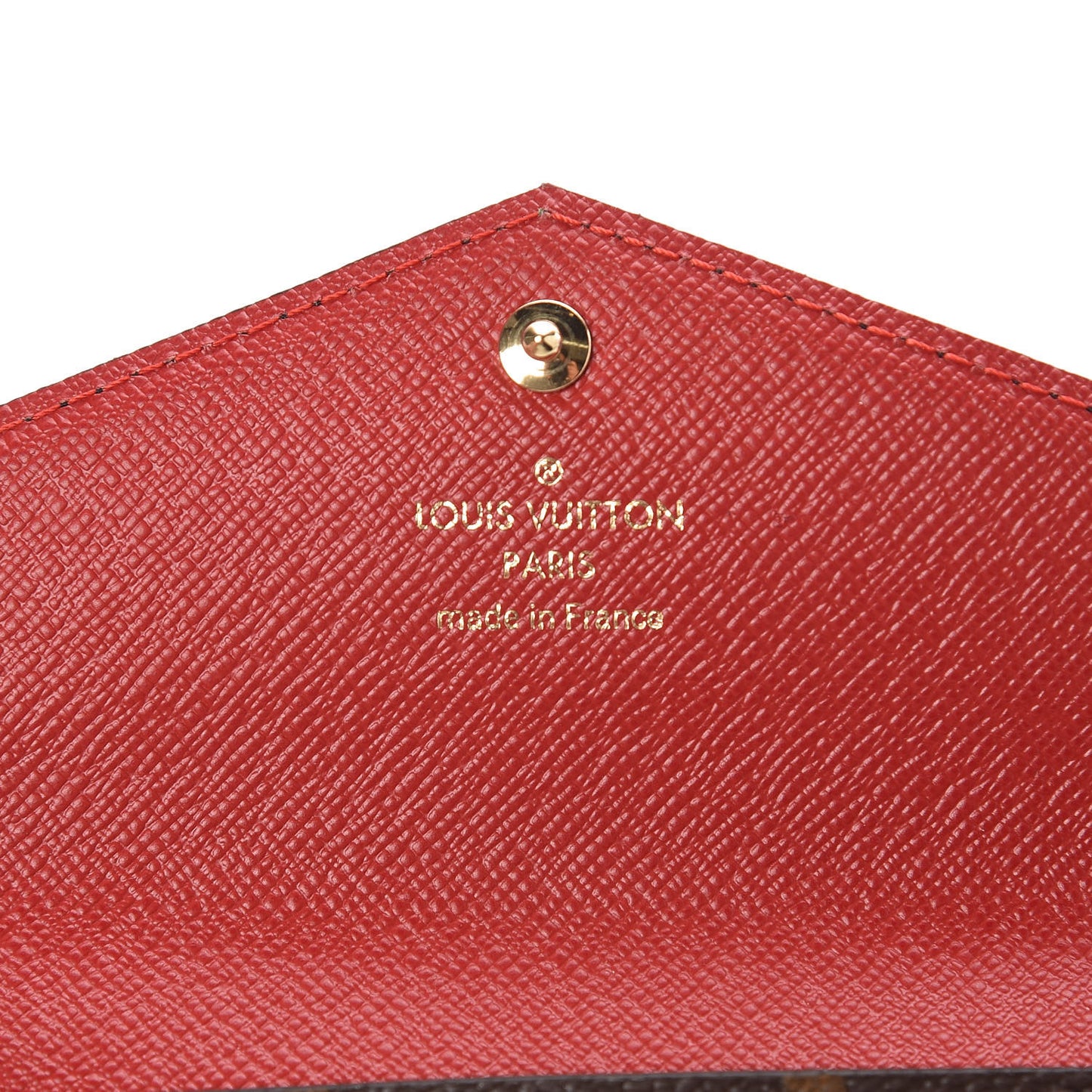 Monogram Daily Organizer Envelope Insert Red