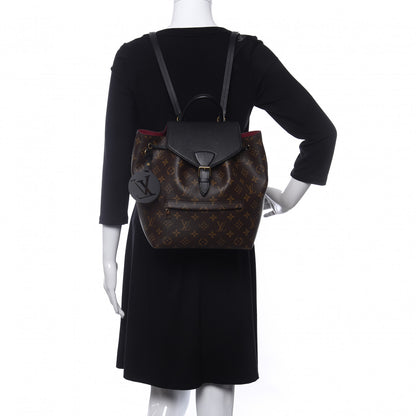 Louis Vuitton Monogram Montsouris PM Black 2 of 10