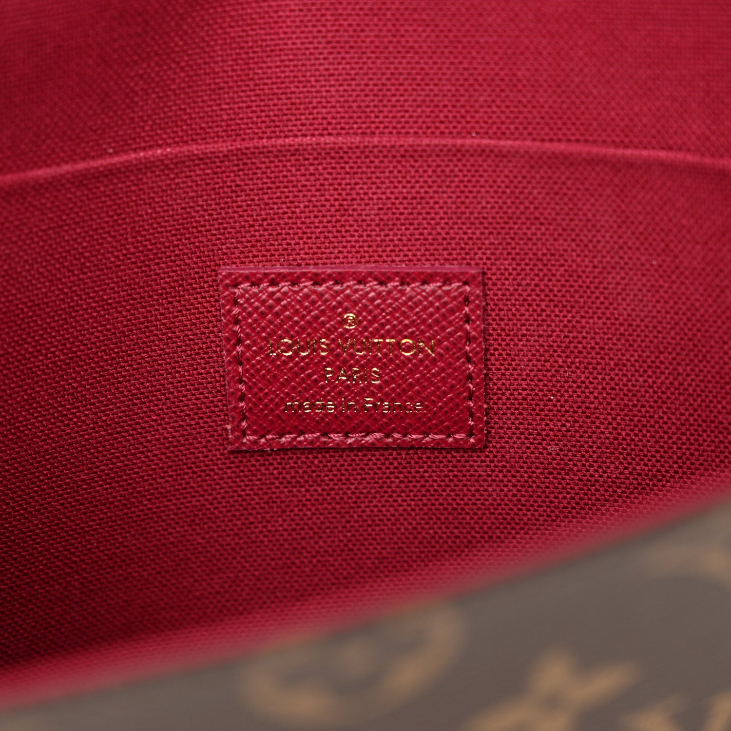 Louis Vuitton Monogram Pochette Felicie Chain Wallet Fuchsia 7 of 12