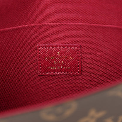 Louis Vuitton Monogram Pochette Felicie Chain Wallet Fuchsia 7 of 12
