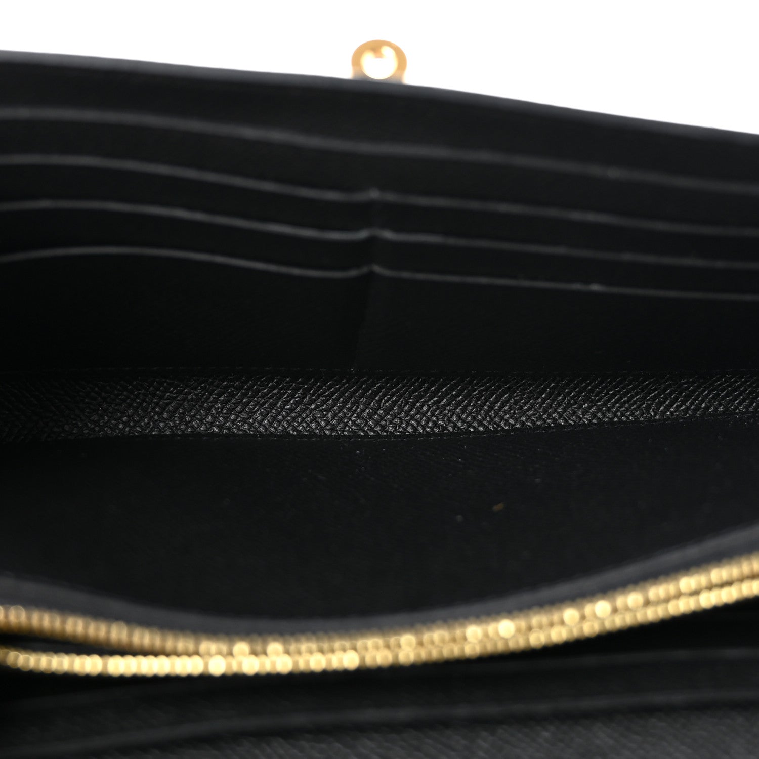Hermes Epsom Kelly Longue Wallet Black 5 of 10