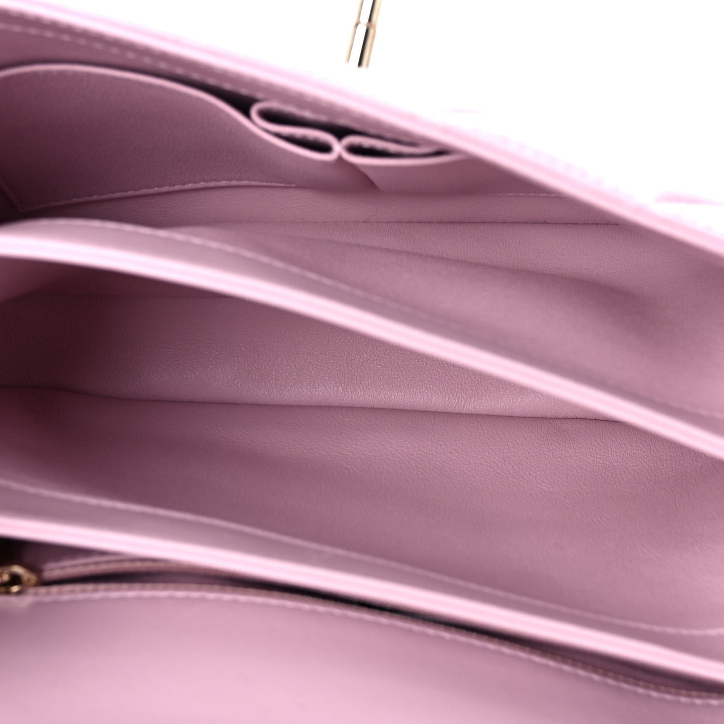 Lambskin Quilted Small Trendy CC Flap Dual Handle Bag Light Pink