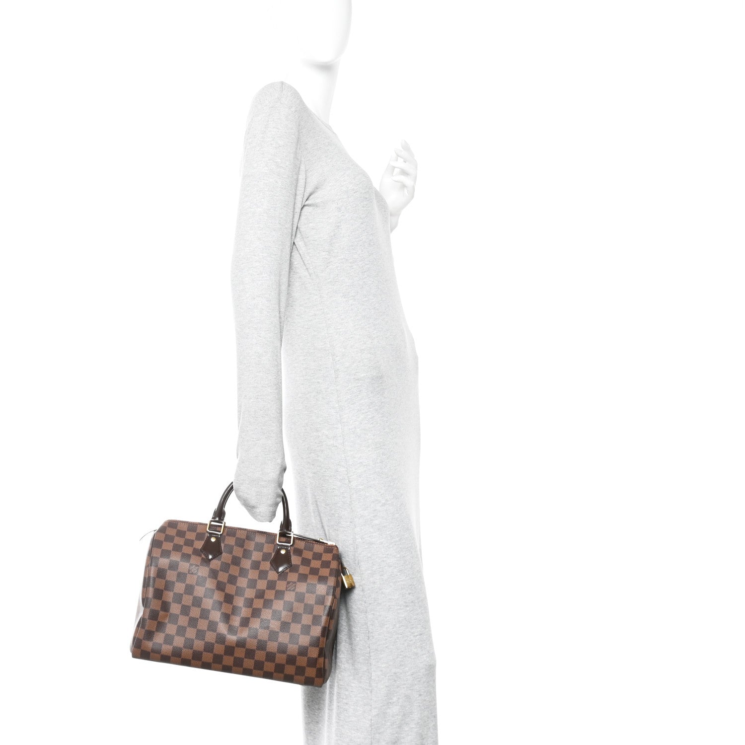 Louis Vuitton Damier Ebene Speedy 30 2 of 10