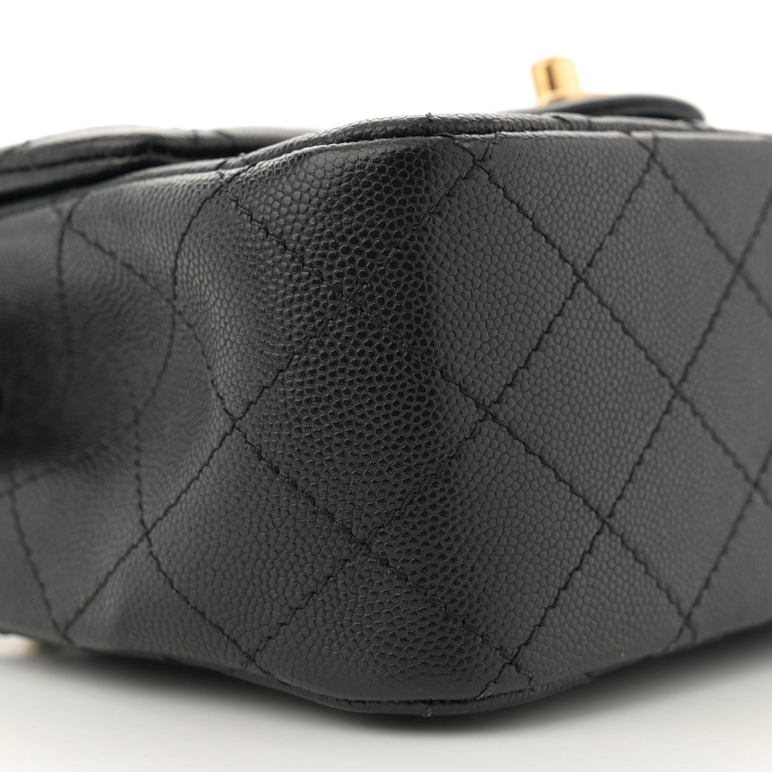 Chanel Caviar Quilted Mini Square Flap Black 9 of 10