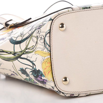 Gucci Calfskin Flora Infinity Small Nice Tote Off White 11 of 21