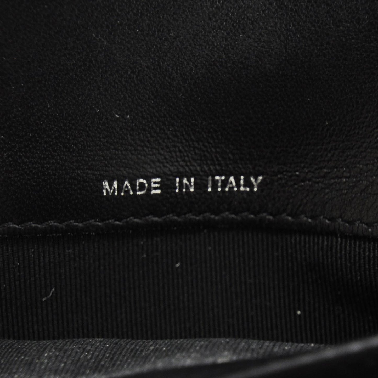 Lambskin Quilted Large Flap Wallet Black