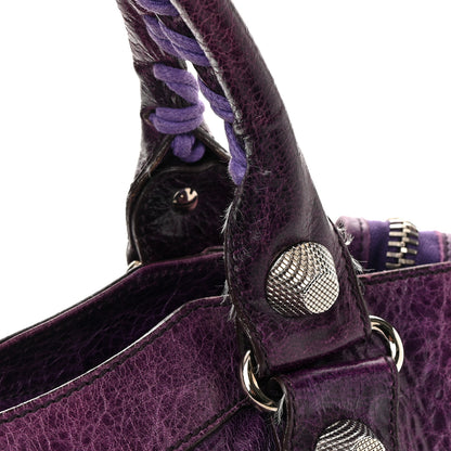 Balenciaga Agneau Giant 21 Silver Hardware City Raisin 19 of 21