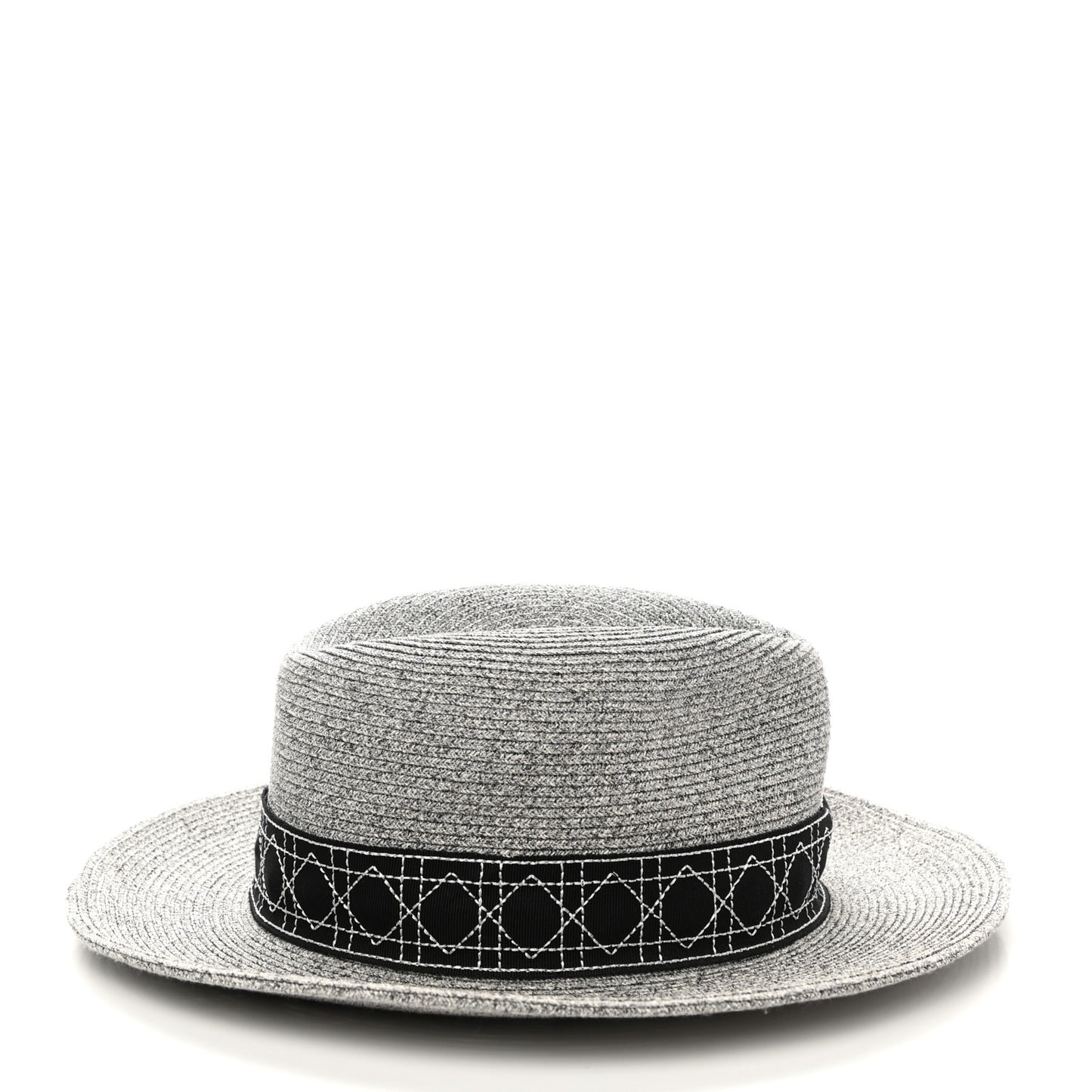 Paper Woven Hat 57 Grey