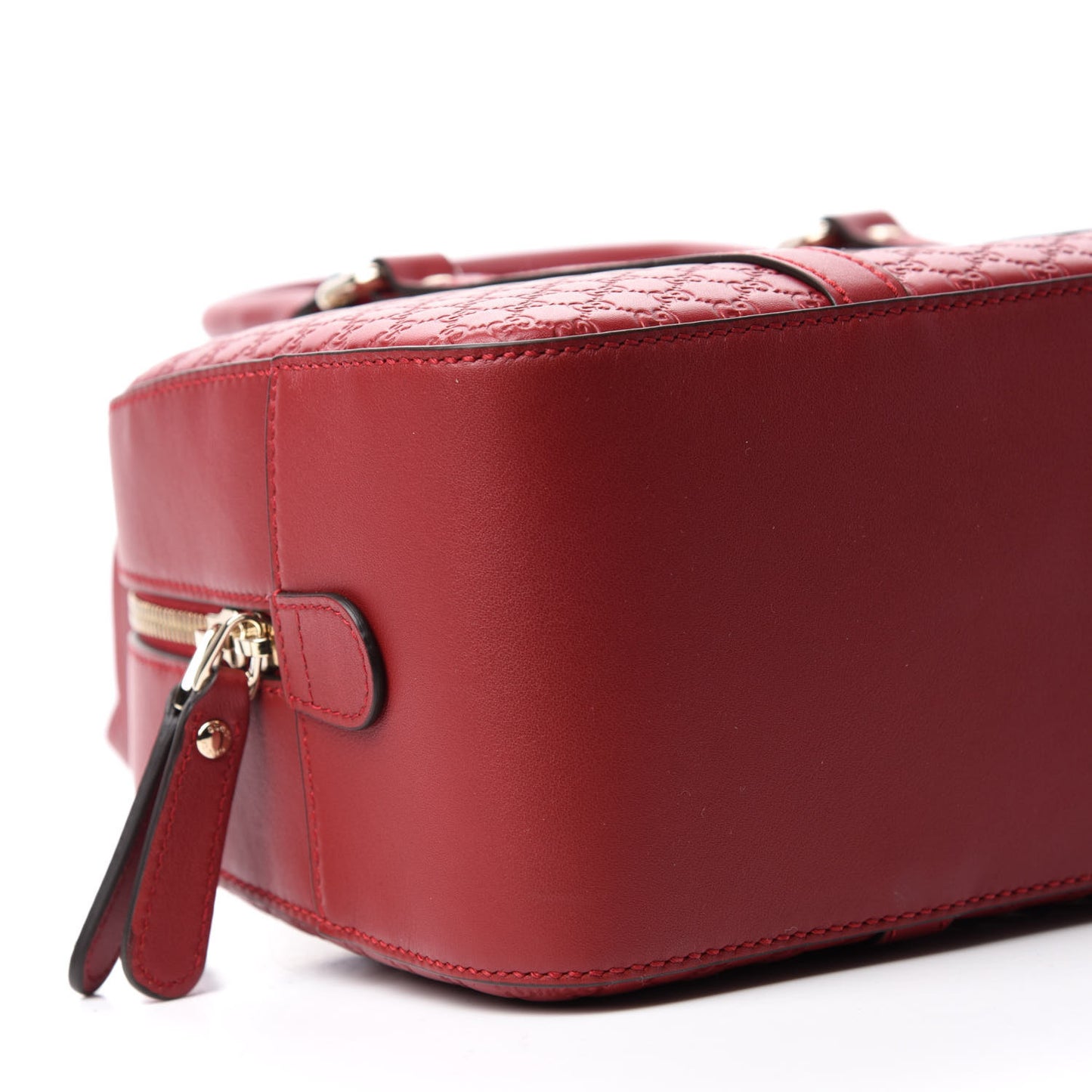 Soft Microguccissima Medium Crossbody Bag Rosso