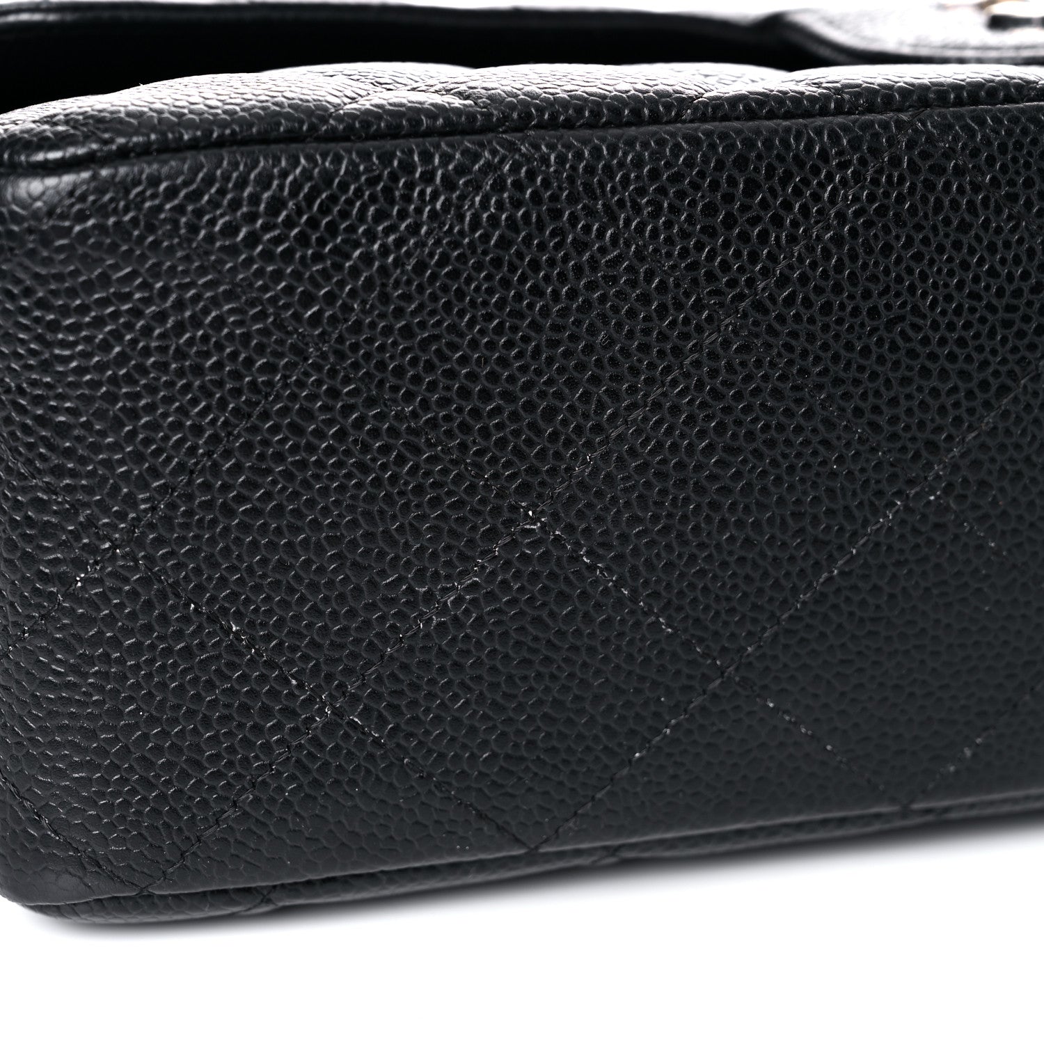 Chanel Caviar Quilted Jumbo Single Flap Black 16 of 24