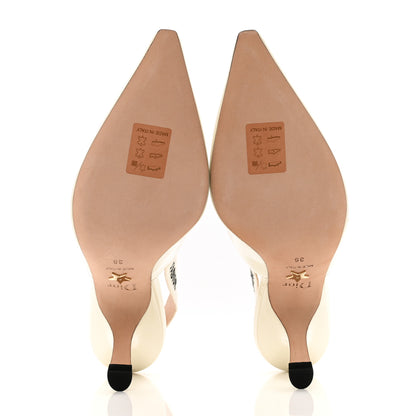 Christian Dior Patent Ribbon J'Adior Slingback 65mm Pumps 36 Off White 5 of 8