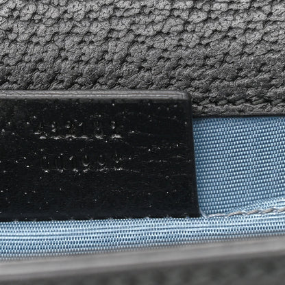 Gucci Grained Calfskin Bee Star Small Padlock Shoulder Bag Black 7 of 11