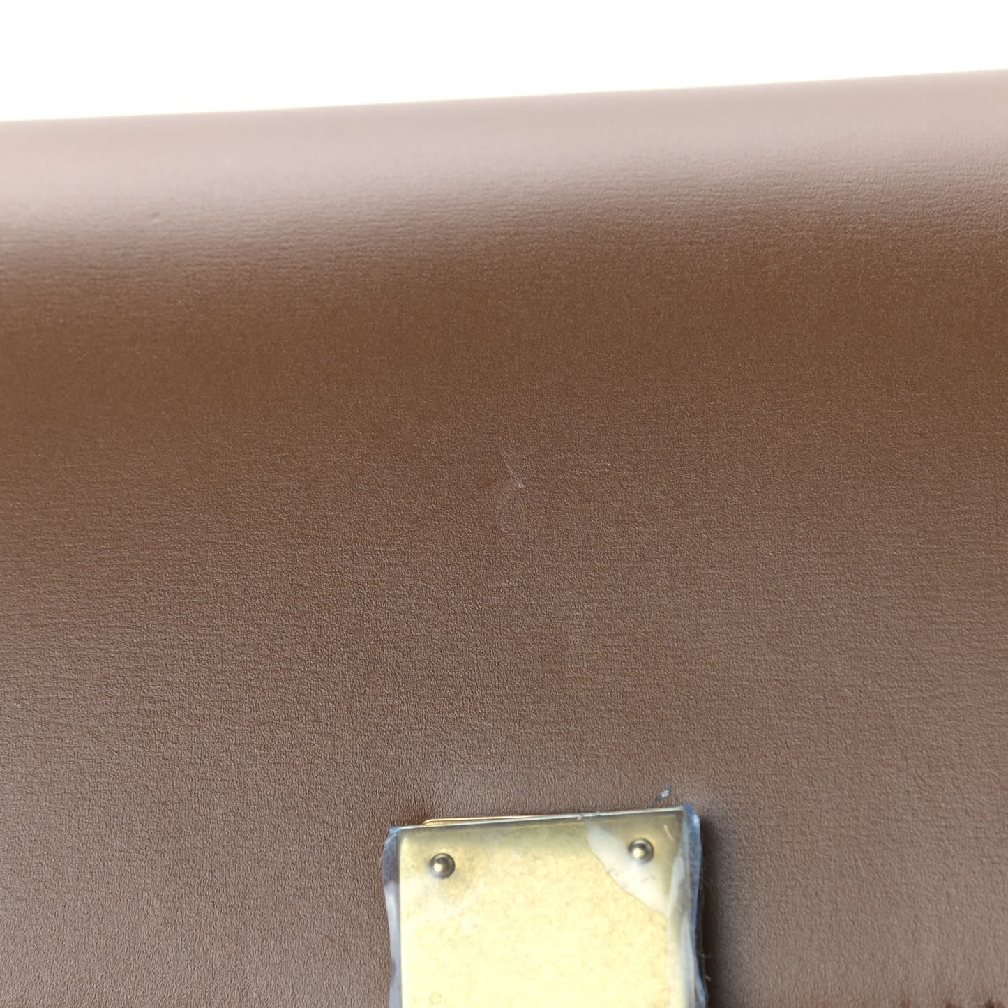 Smooth Calfskin Small Classic Box Flap Bag Camel